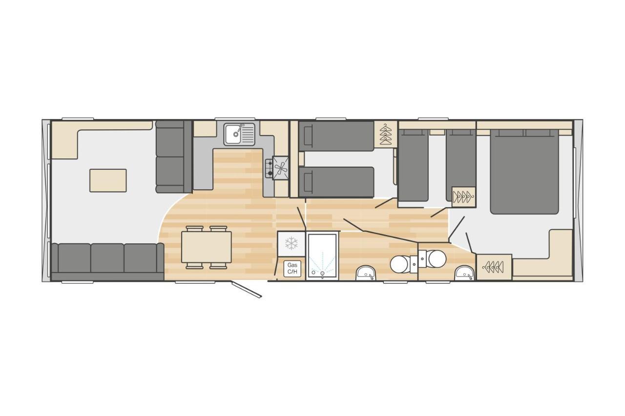 Lydstep Beach Bayview 3-Bedroom Holiday Home Tenby Exterior foto